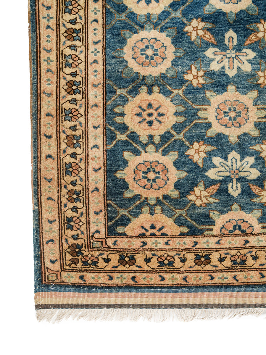 Modern Afghan Tabriz Hallway Rug 11'7"x 3'7"