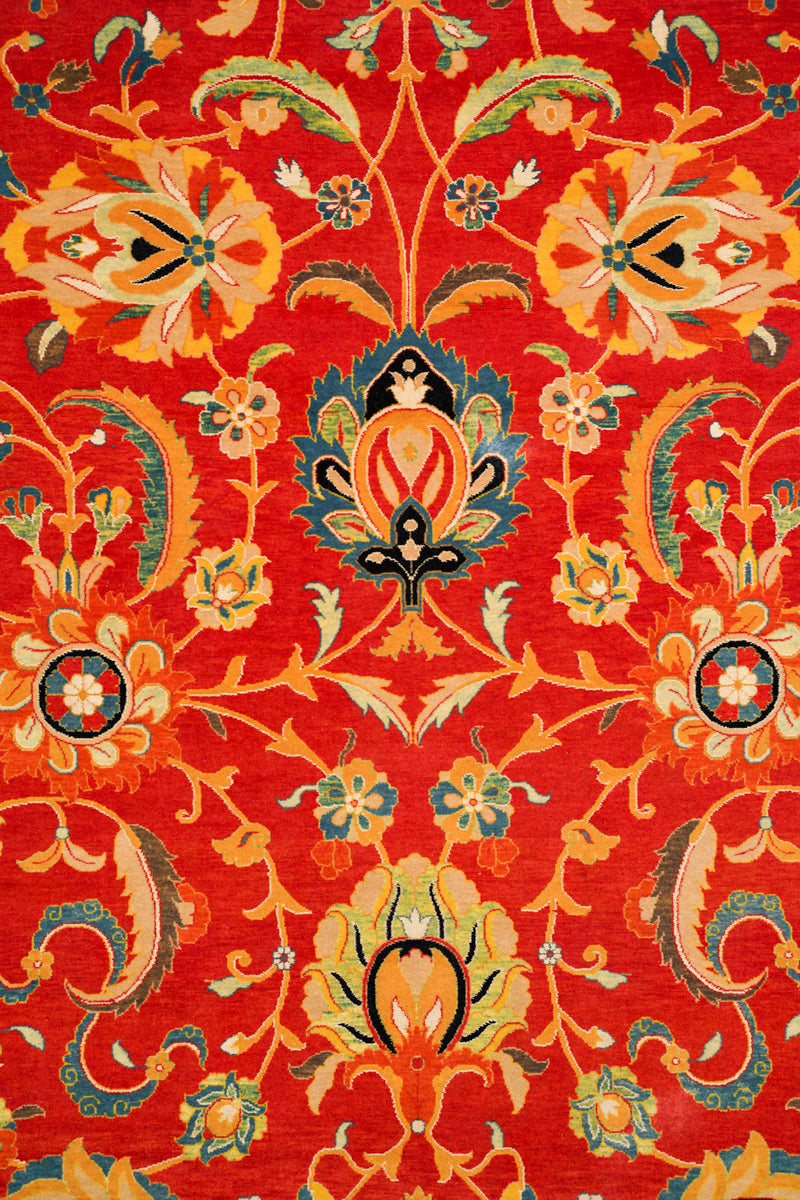 Modern Sickle Leaf Rug  8'3" x 6'8"
