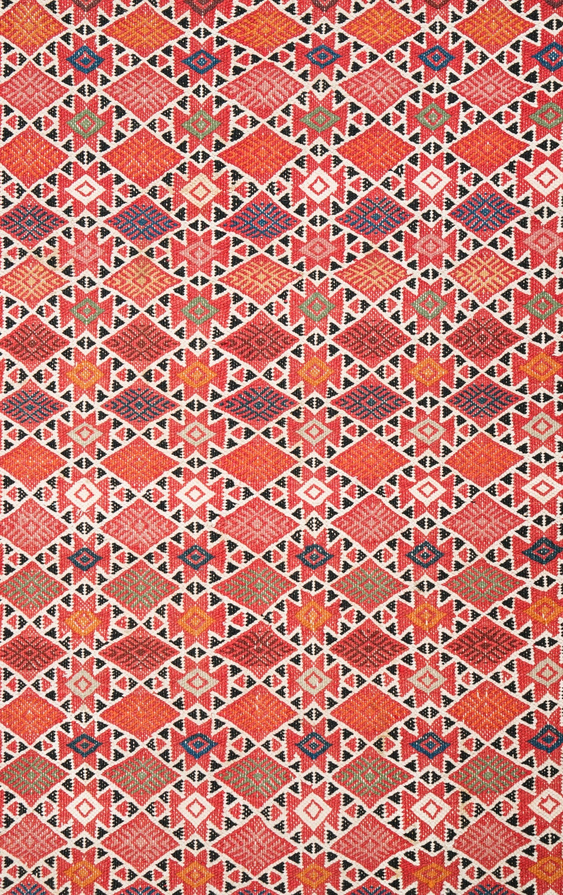 Vintage Moroccan Tribal Kilim 6'7" x 3'5"
