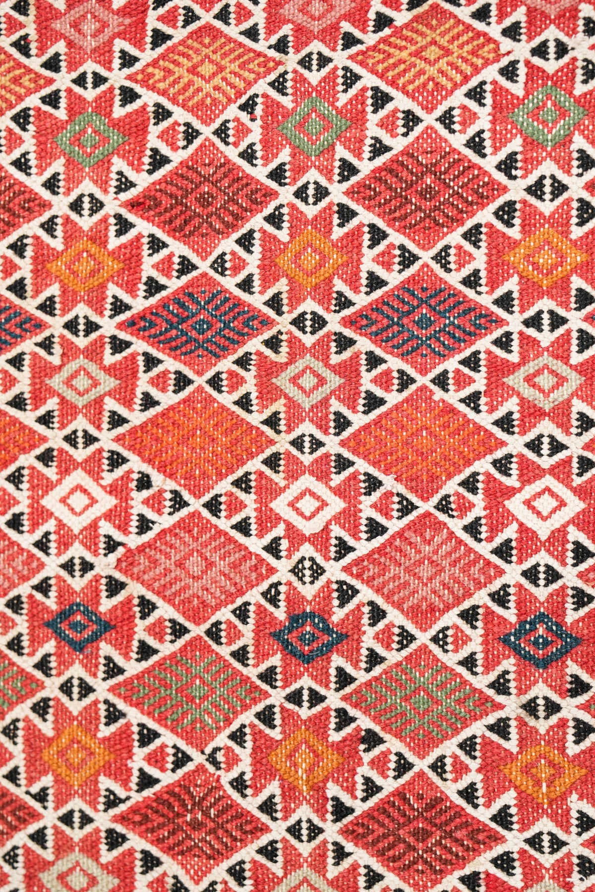 Vintage Moroccan Tribal Kilim 6'7" x 3'5"