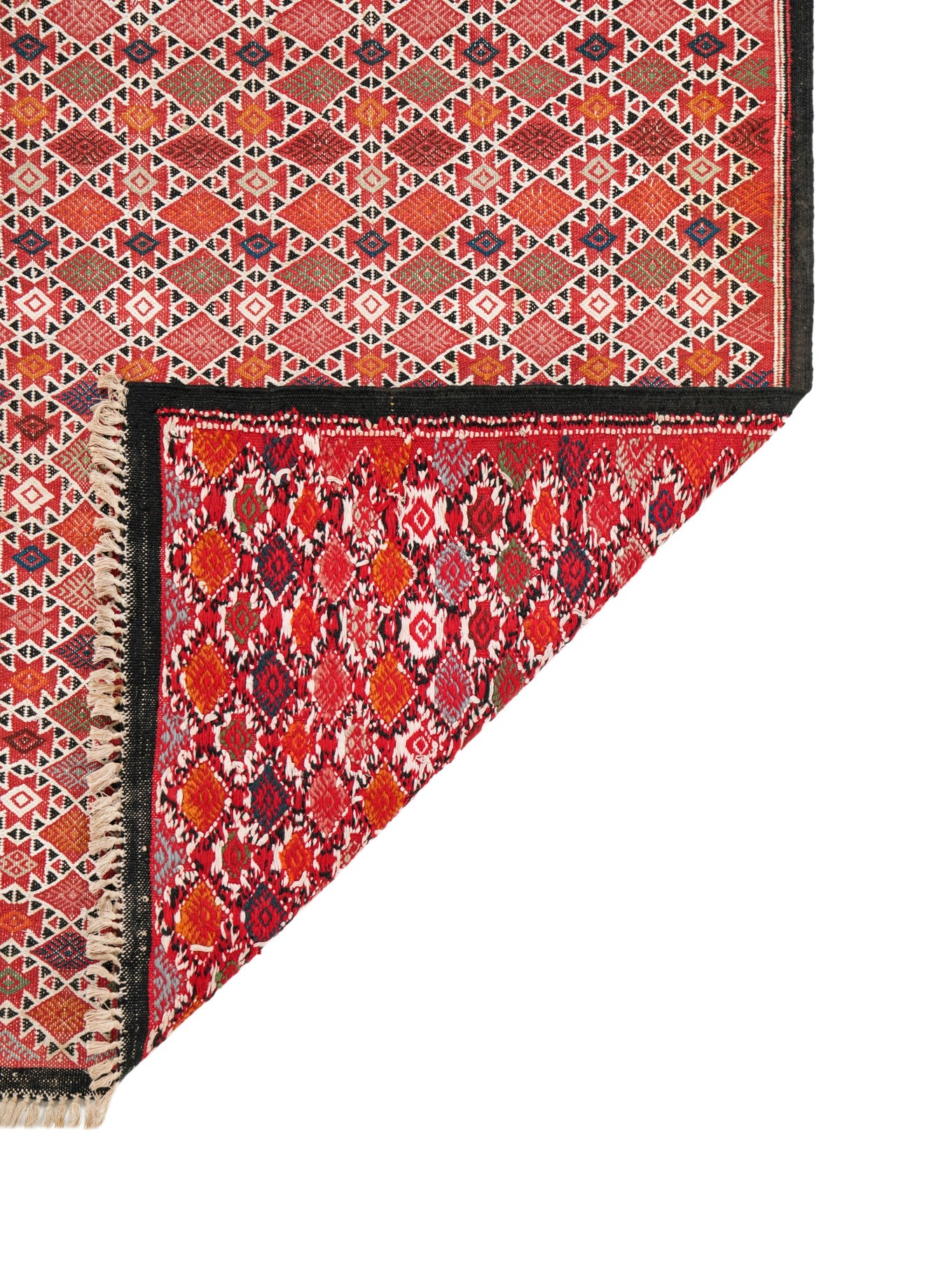 Vintage Moroccan Tribal Kilim 6'7" x 3'5"