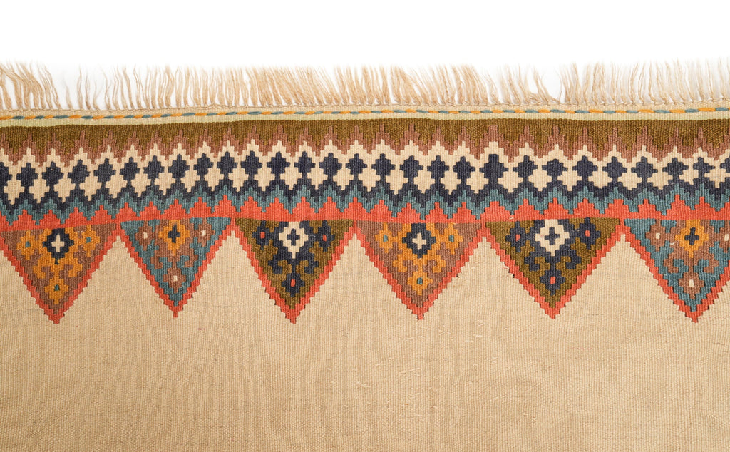 Antique Persian Qashgai Kilim 6'7" x 5'