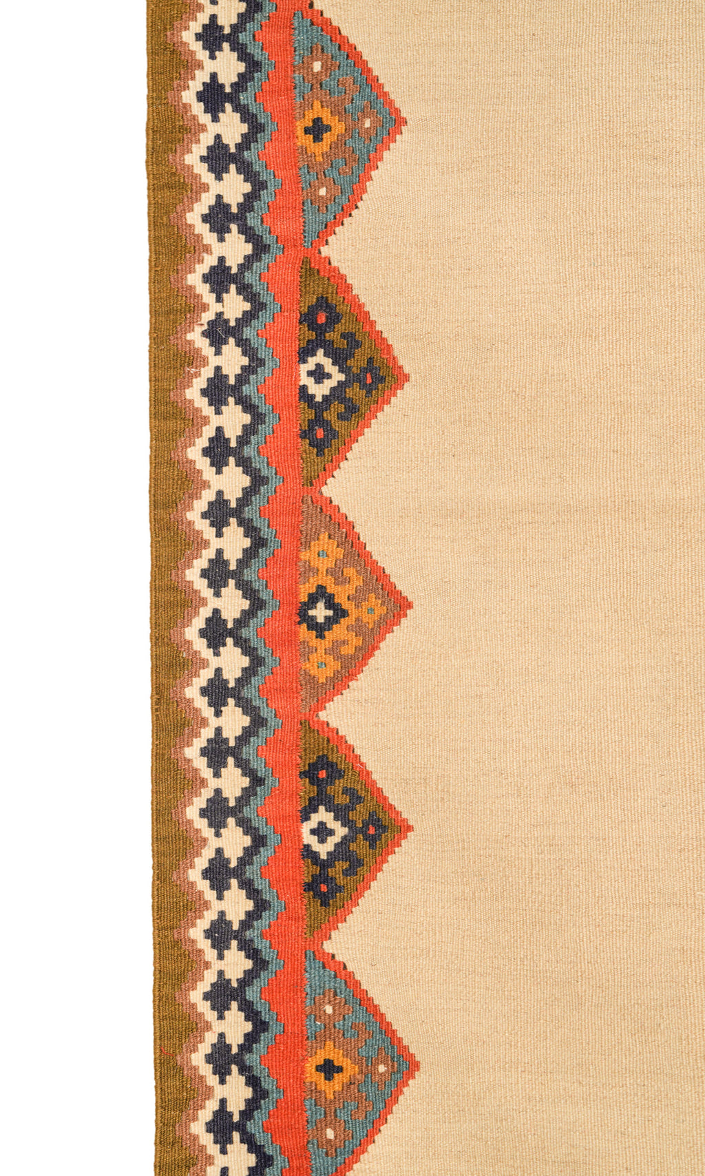Antique Persian Qashgai Kilim 6'7" x 5'