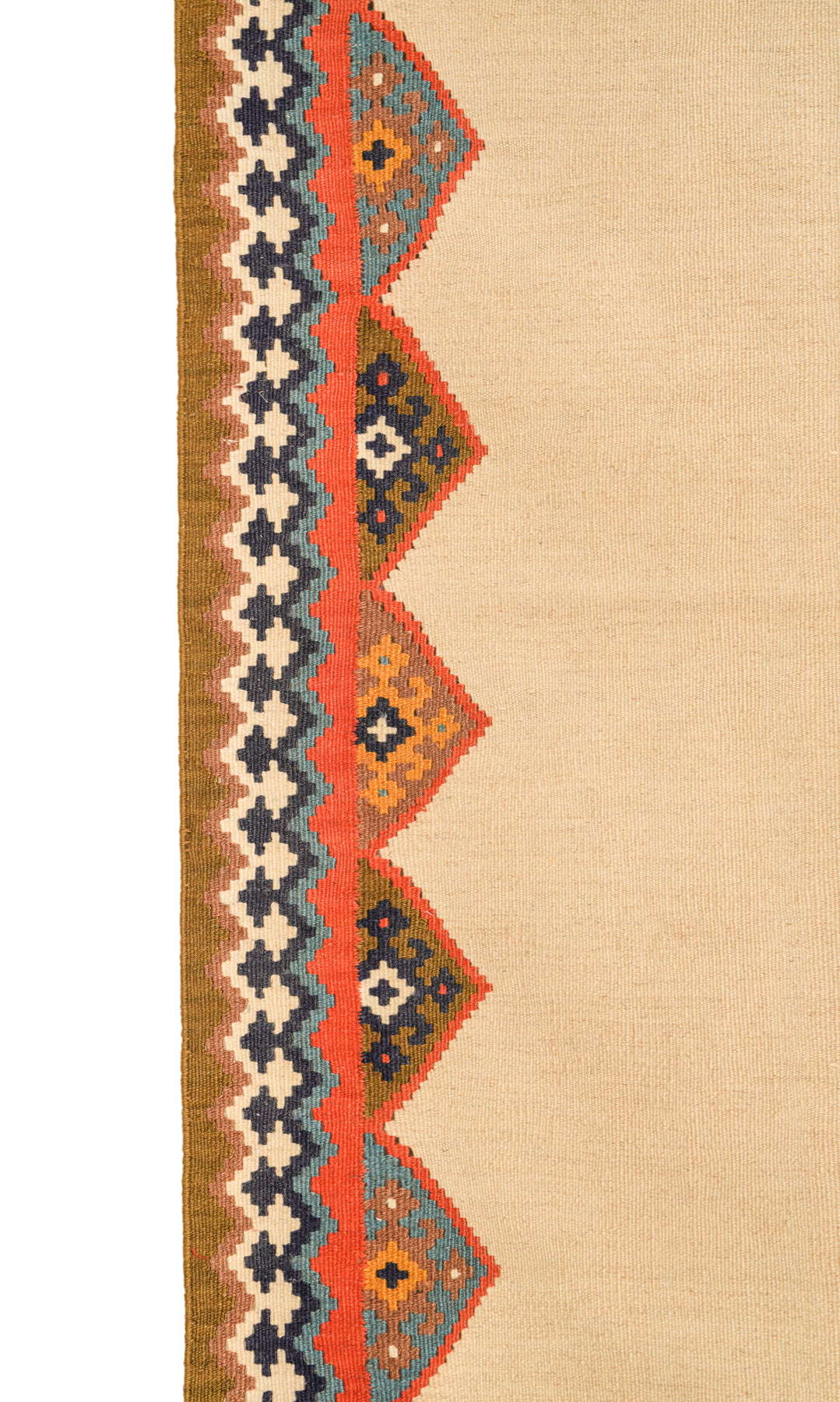 Antique Persian Qashgai Kilim 6'7" x 5'