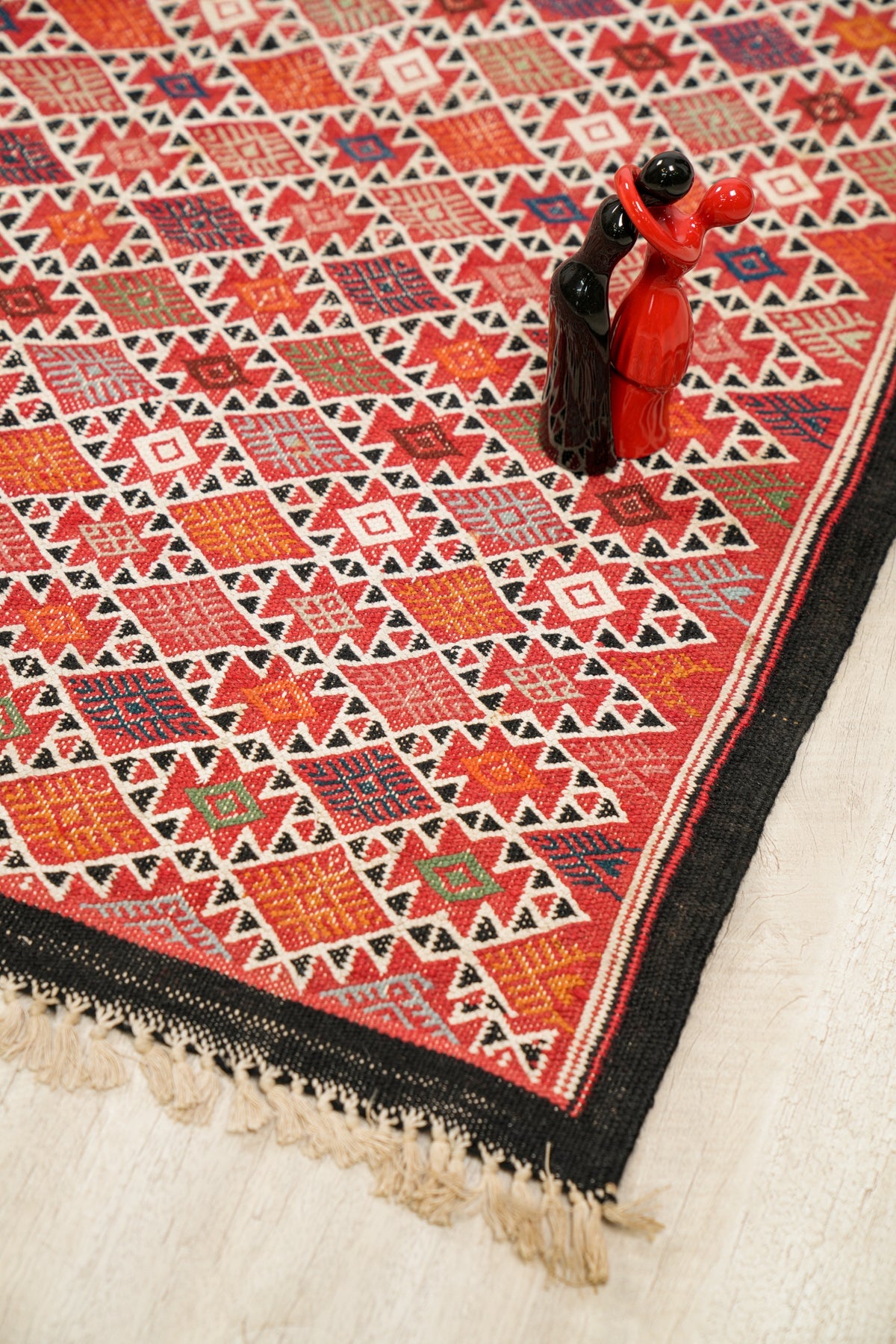 Vintage Moroccan Tribal Kilim 6'7" x 3'5"