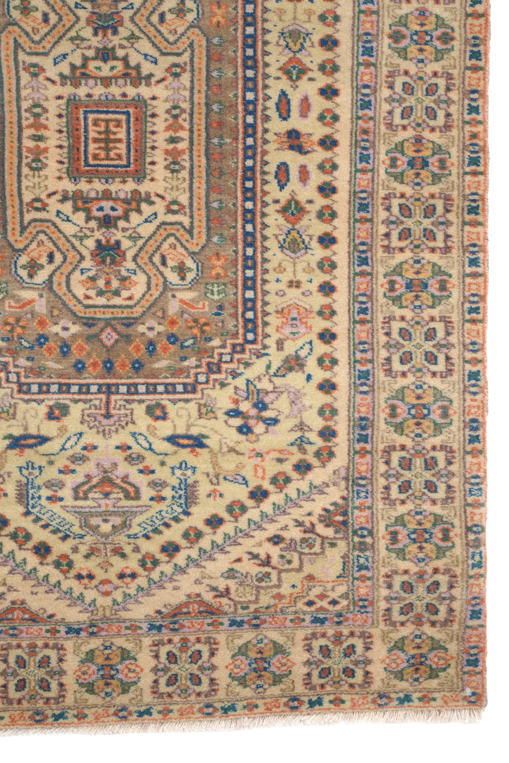 Vintage Kashmir Rug 3'10" x 2'6"