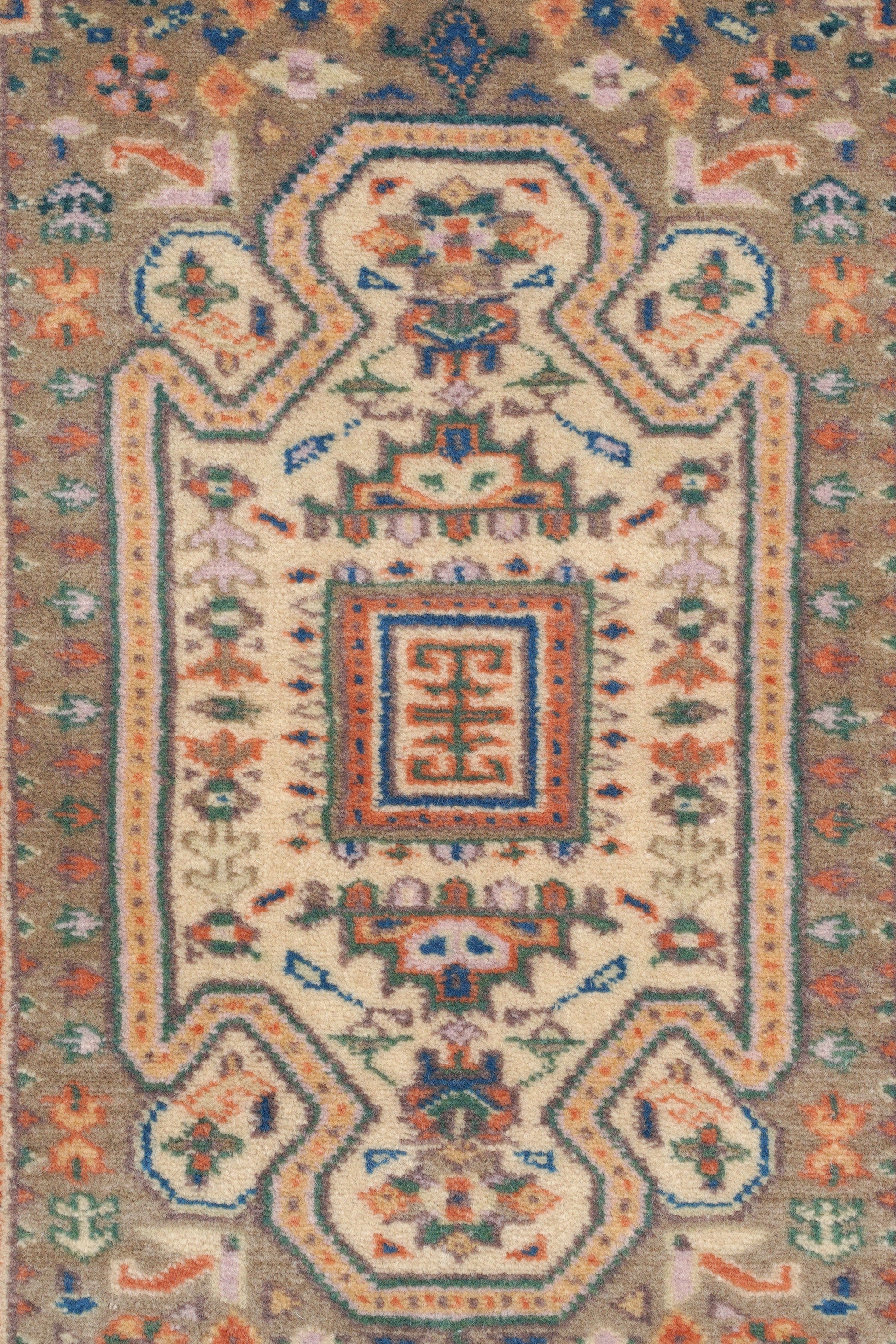 Vintage Kashmir Rug 3'10" x 2'6"