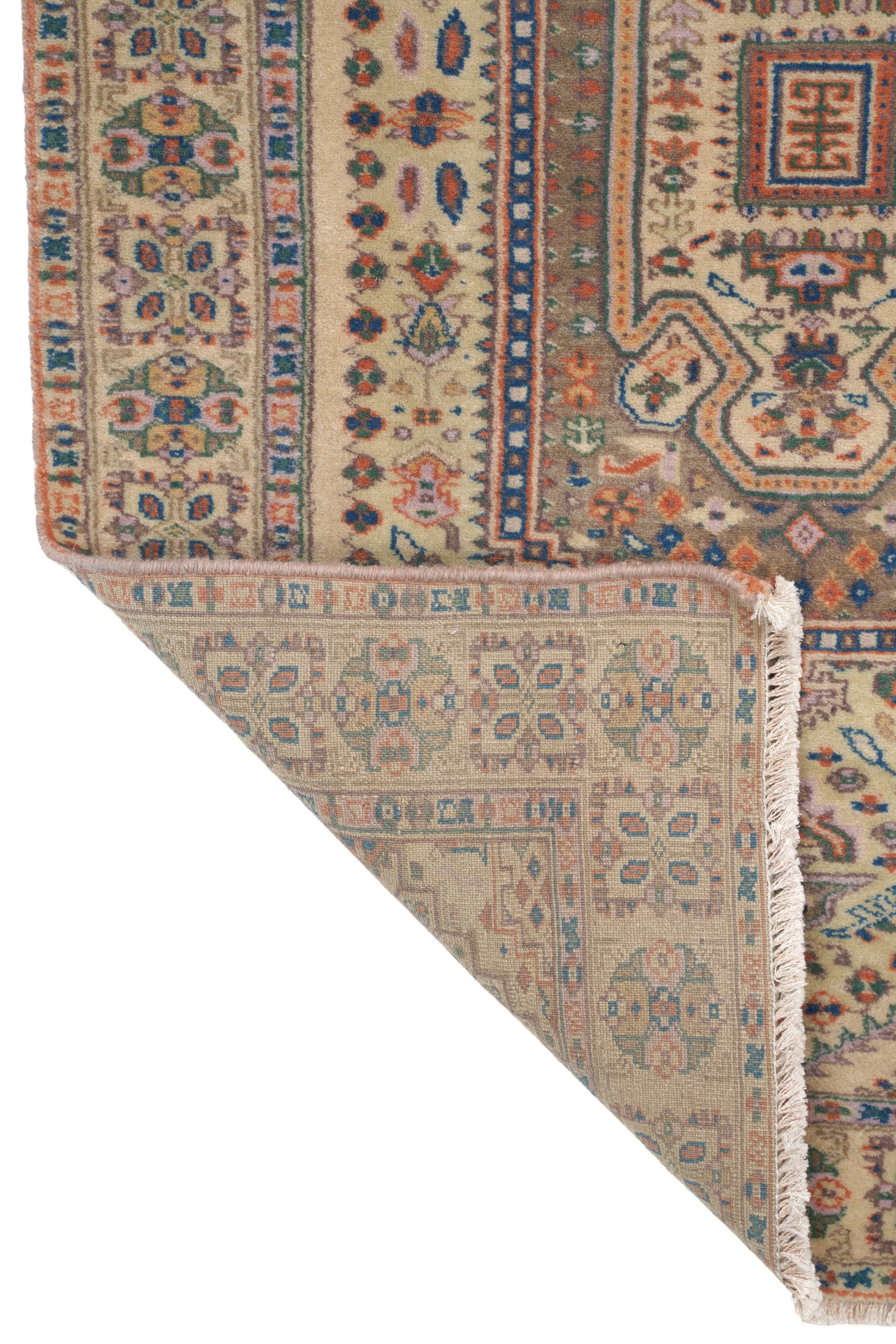 Vintage Kashmir Rug 3'10" x 2'6"