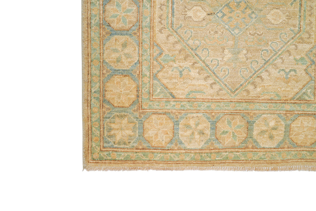 Modern Afghan Shirvan Hallway Rug 11'8" x 3'1"
