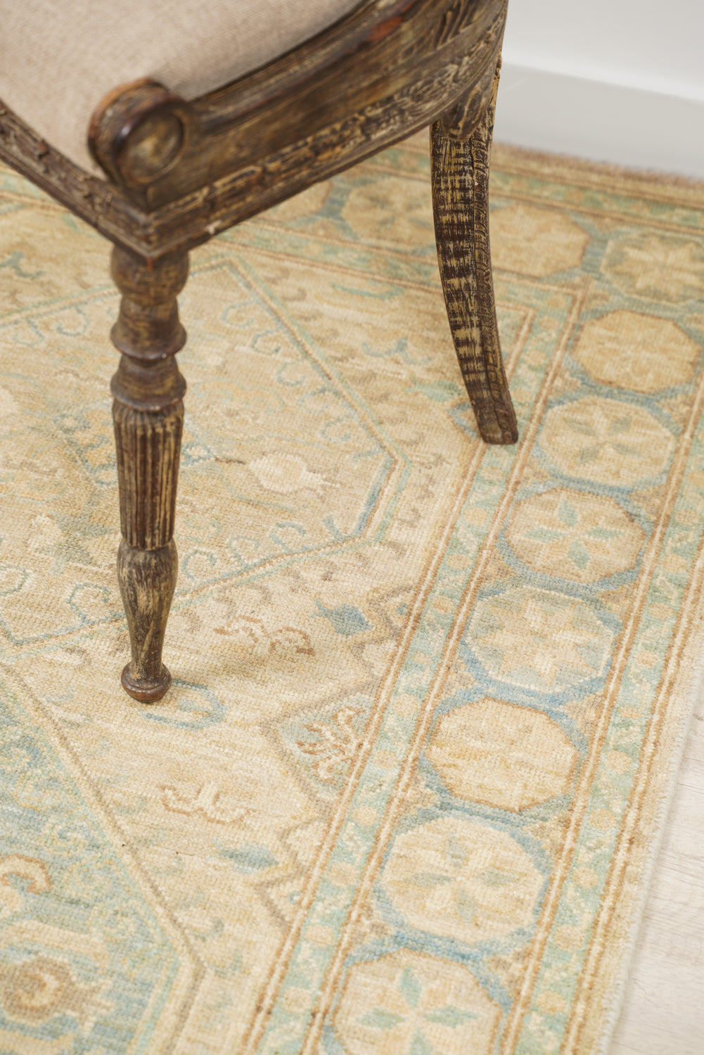 Modern Afghan Shirvan Hallway Rug 11'8" x 3'1"