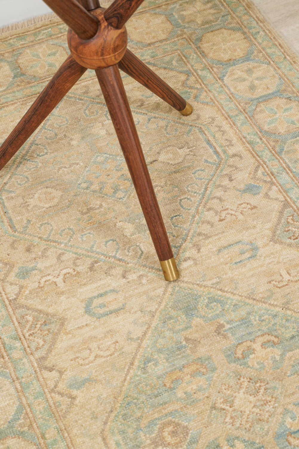 Modern Afghan Shirvan Hallway Rug 11'8" x 3'1"