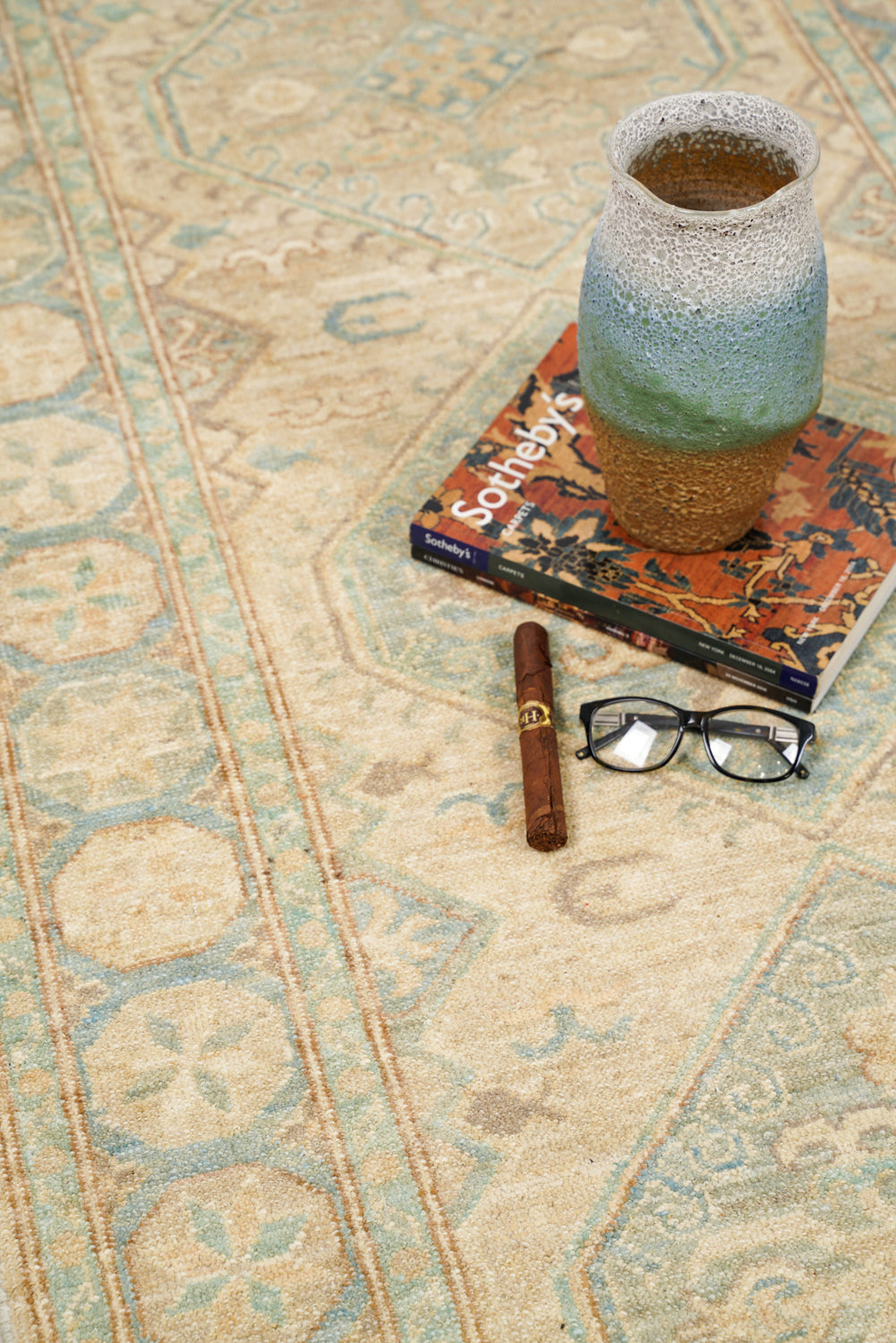 Modern Afghan Shirvan Hallway Rug 11'8" x 3'1"