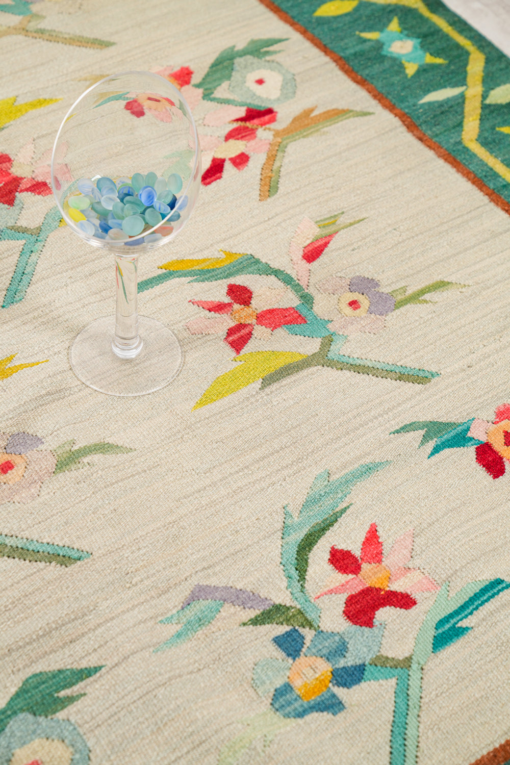 Vintage Bessarabian Kilim 7' x 4'8"