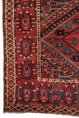 Antique Turkoman Bashir Rug 10'2" x 5'2"