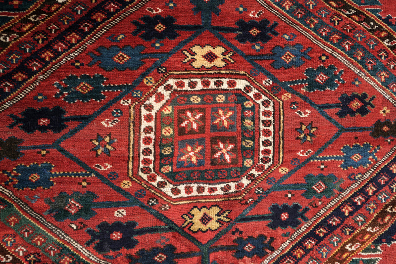 Antique Turkoman Bashir Rug 10'2" x 5'2"