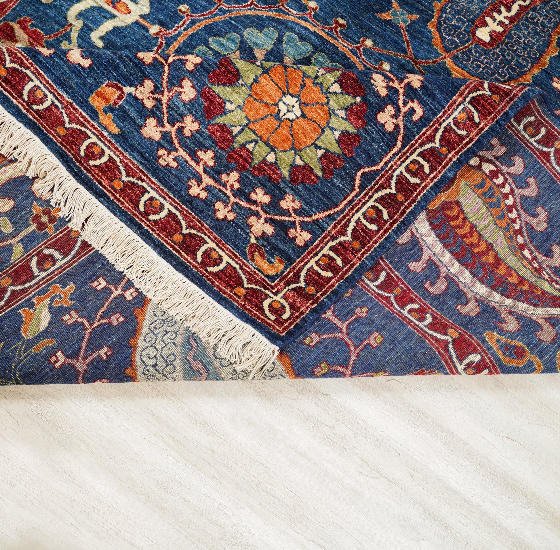 Modern Afghan Suzani Rug 10' x 8'1"