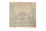 Antique Yugoslavian Army Horse Blanket  5'10" x 5'3"