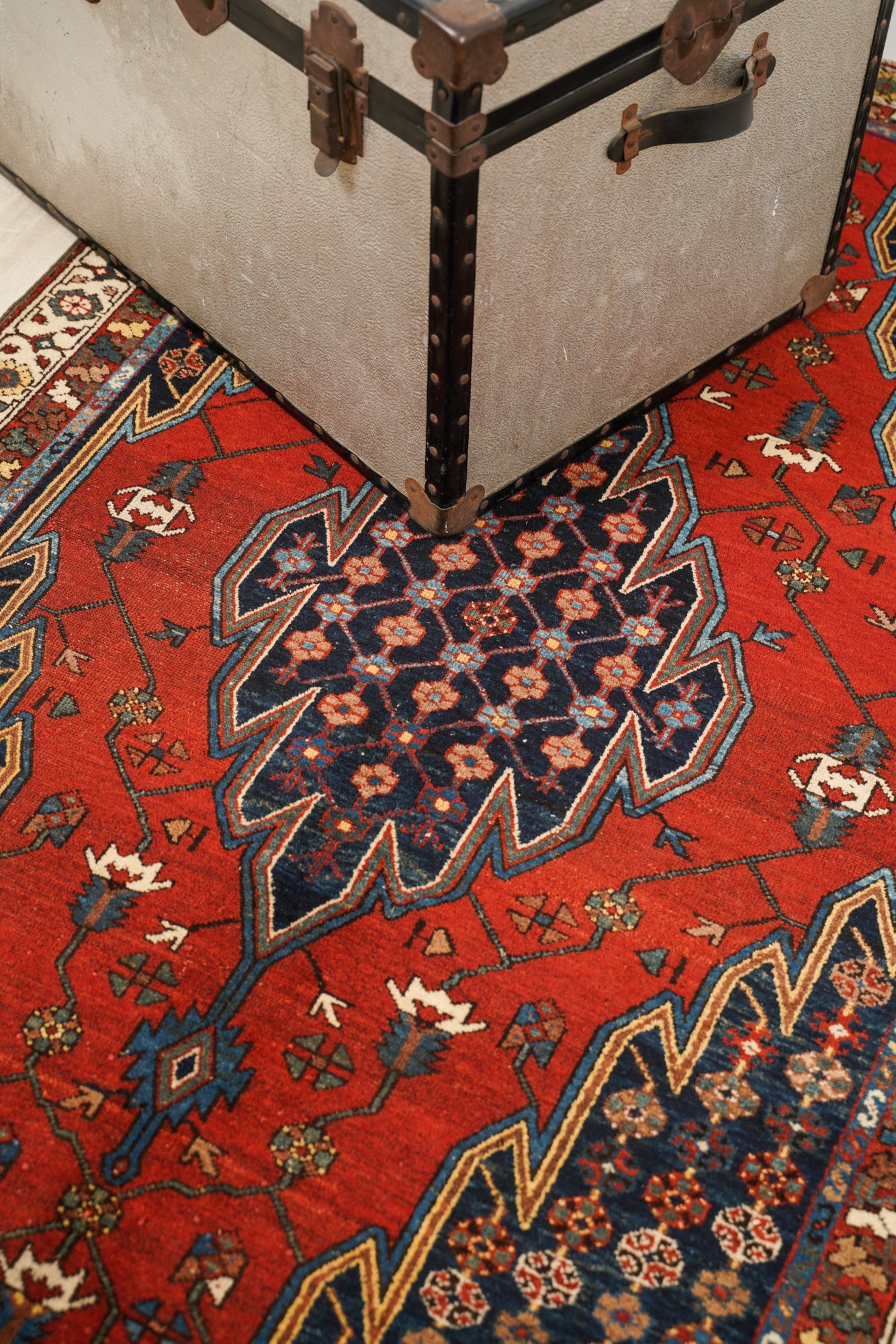 Persian Mazlaghan Rug 6' x 3'10"