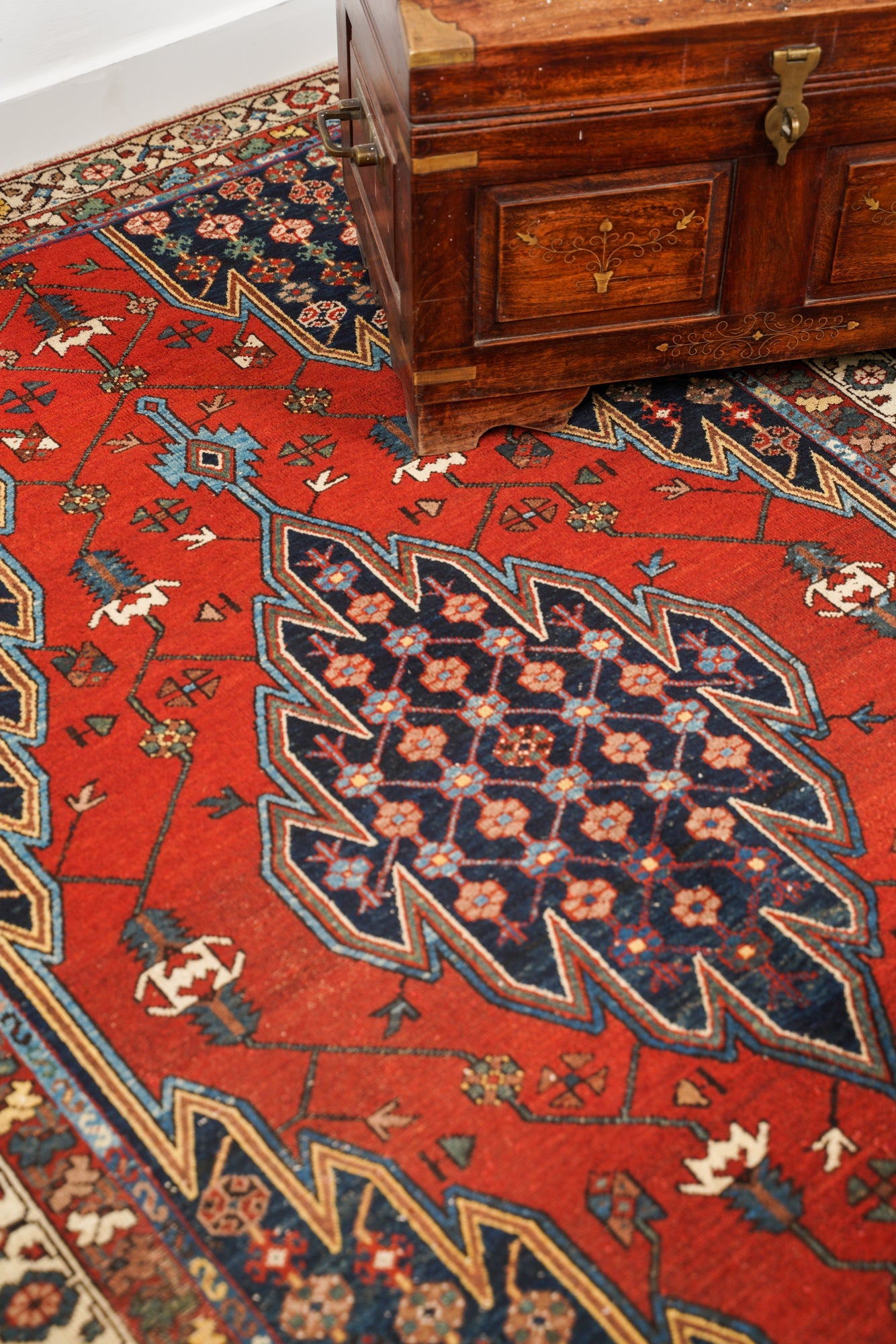 Persian Mazlaghan Rug 6' x 3'10"