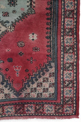 Vintage Turkish Tribal Rug 4'5" x 2'10"