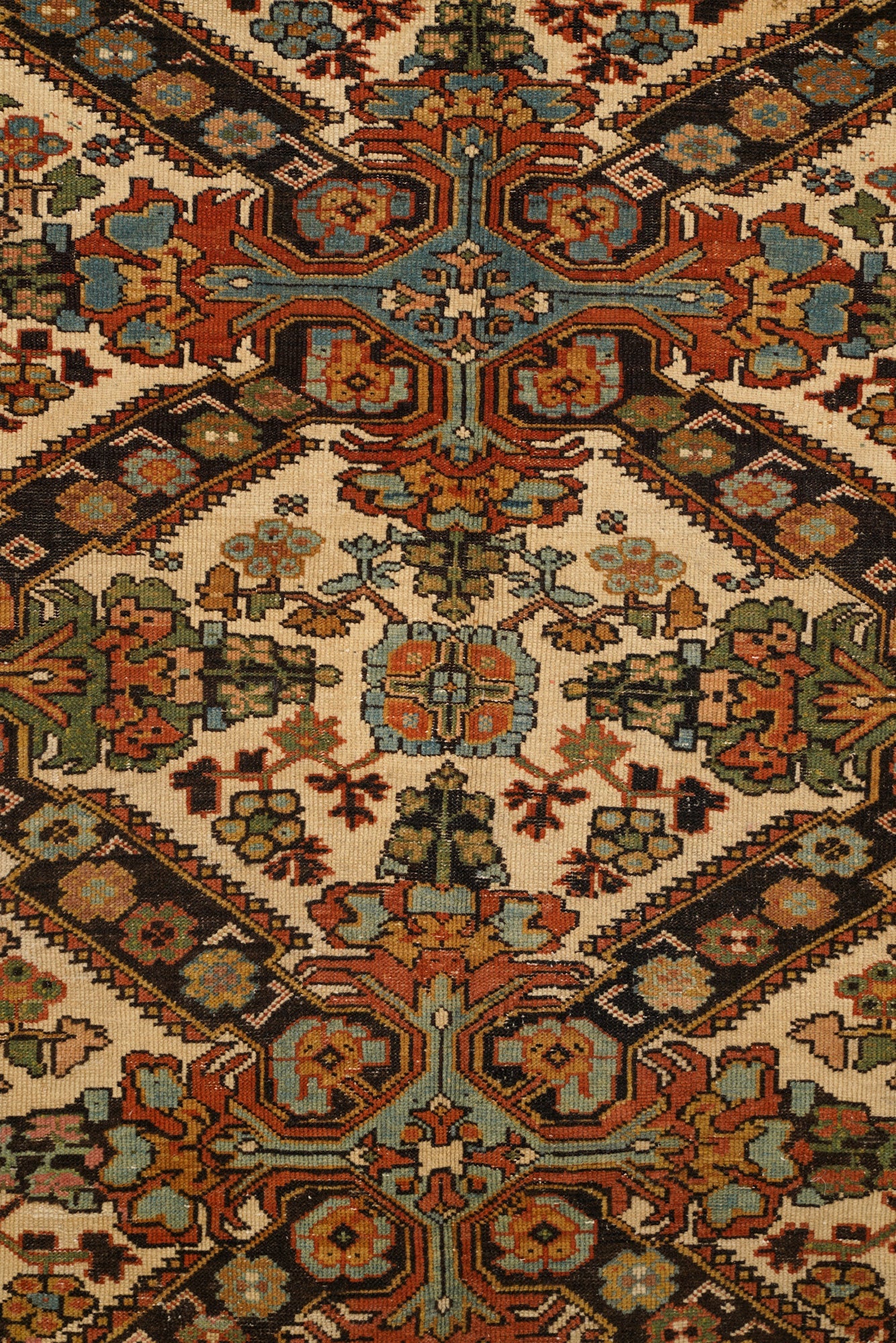 Antique Northeast Caucasian Seichur Rug 6'2" x 4'