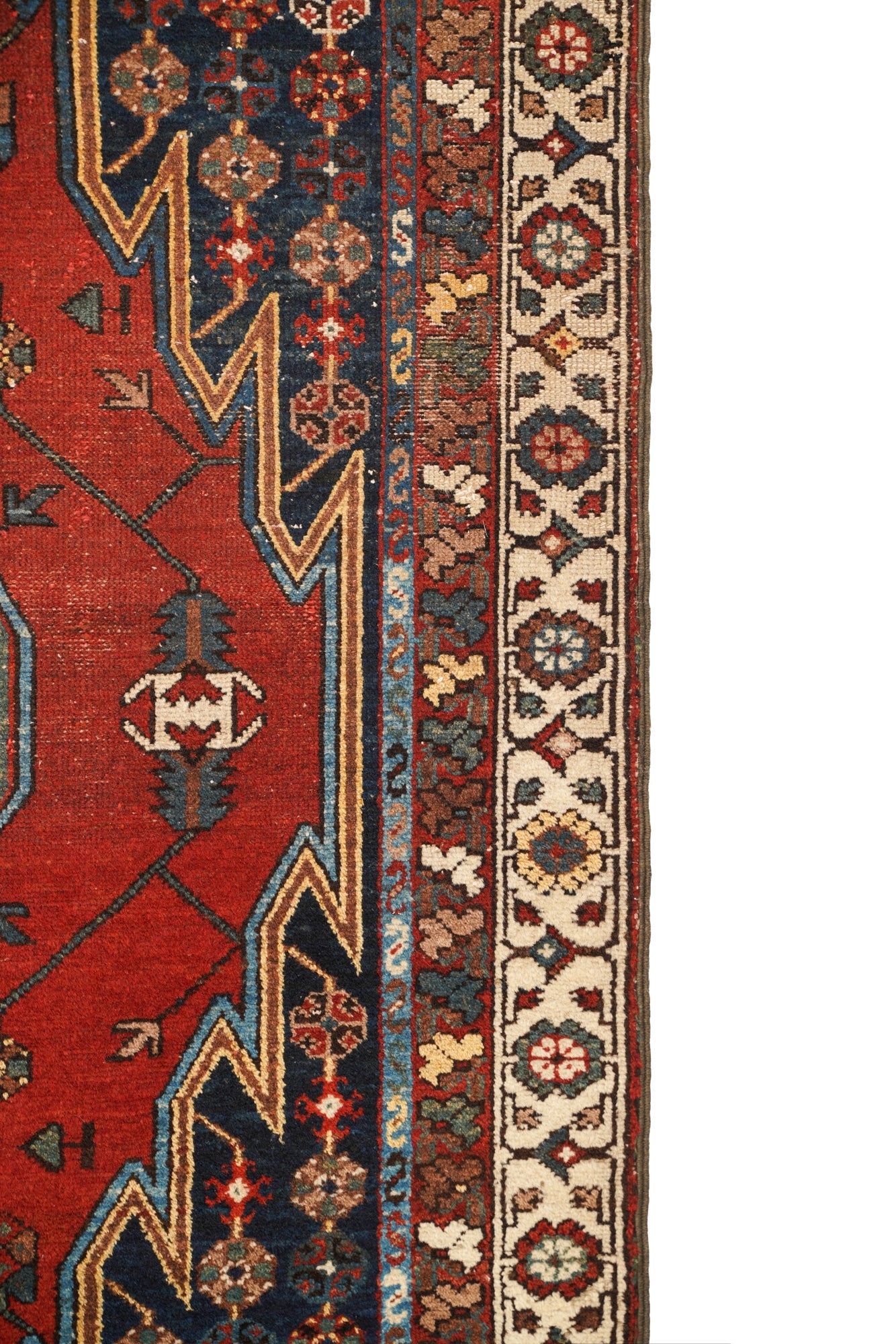 Persian Mazlaghan Rug 6' x 3'10"