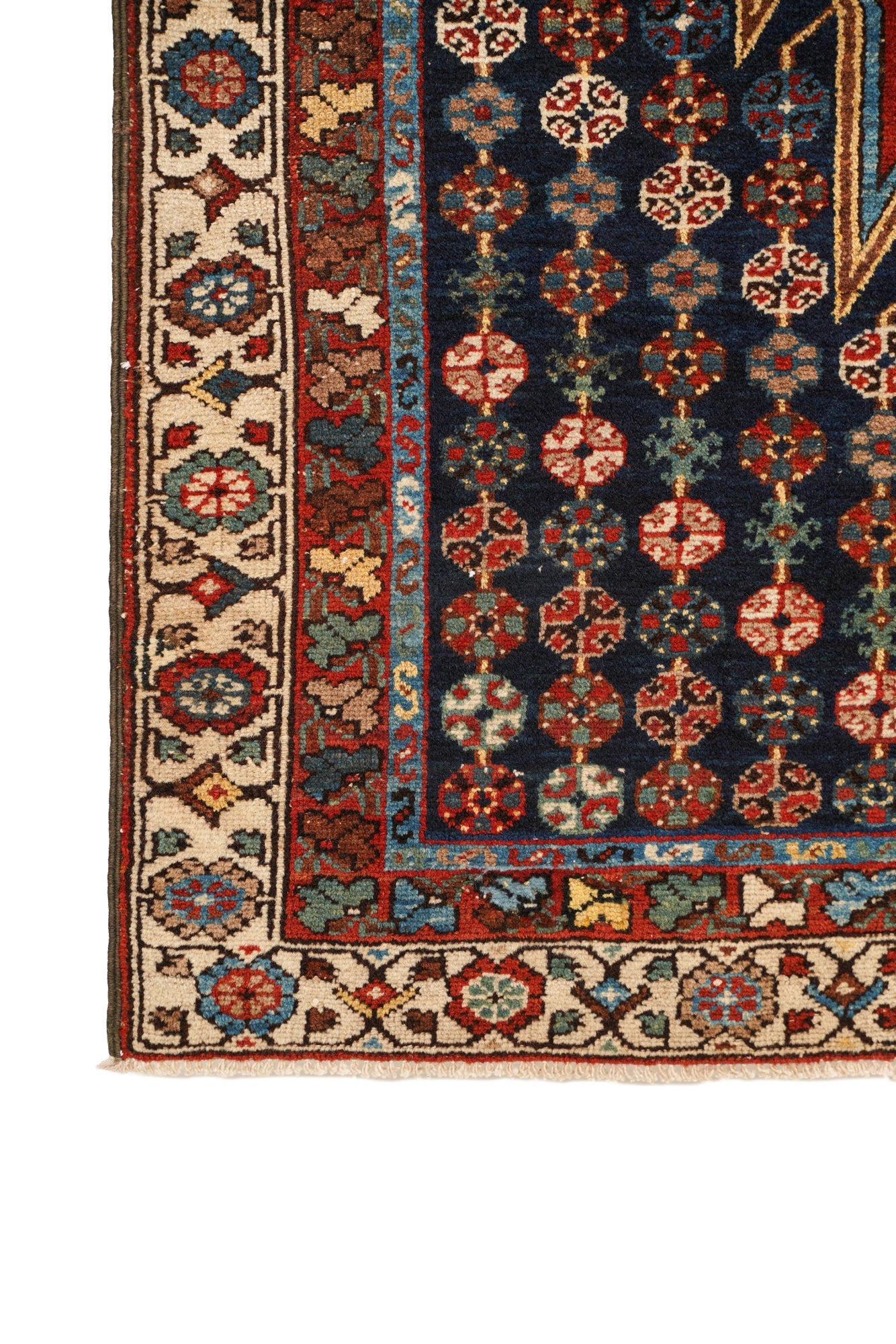 Persian Mazlaghan Rug 6' x 3'10"