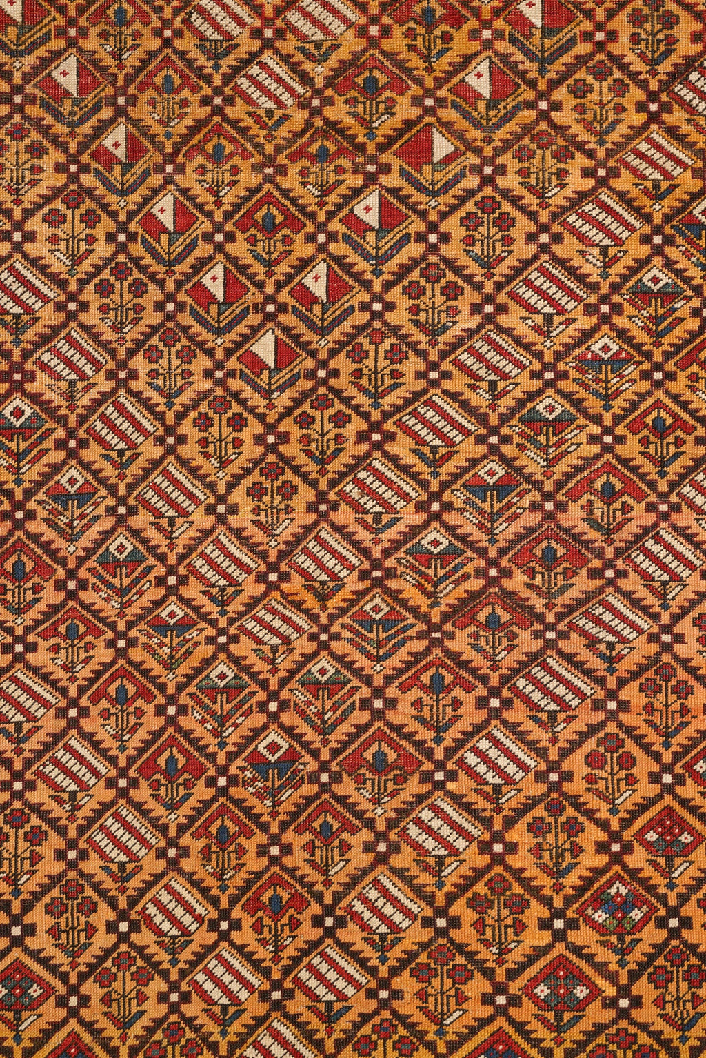 Antique Caucasian Marasali Rug 5'4" x 4'8"