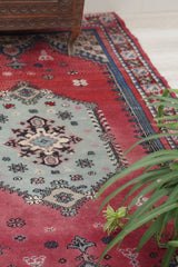 Vintage Turkish Tribal Rug 4'5" x 2'10"