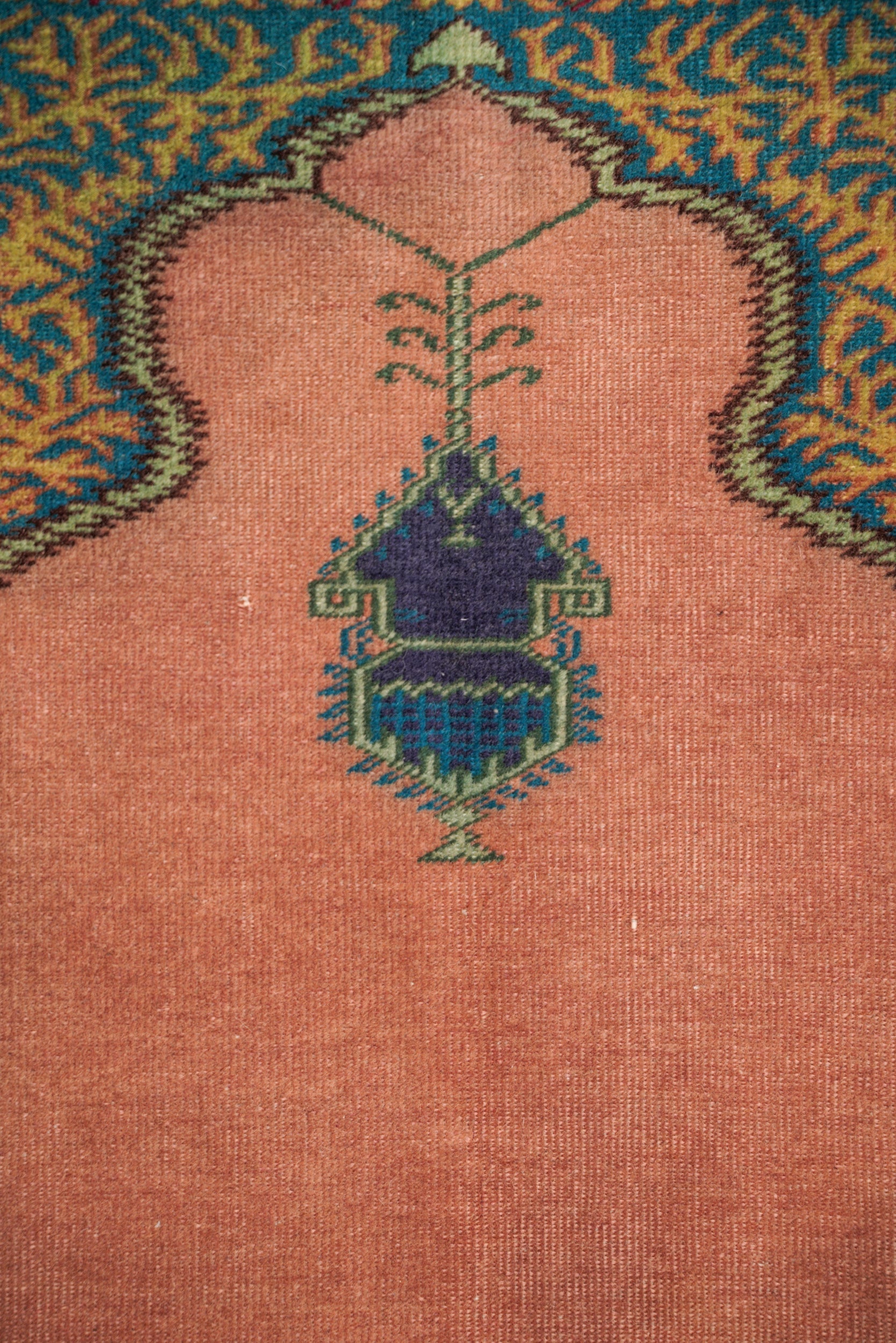 Vintage Turkish Prayer Rug 4'6" x 3'1"