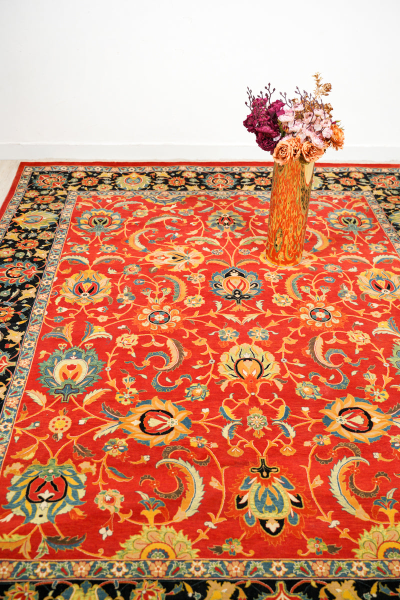 Modern Sickle Leaf Rug  8'3" x 6'8"