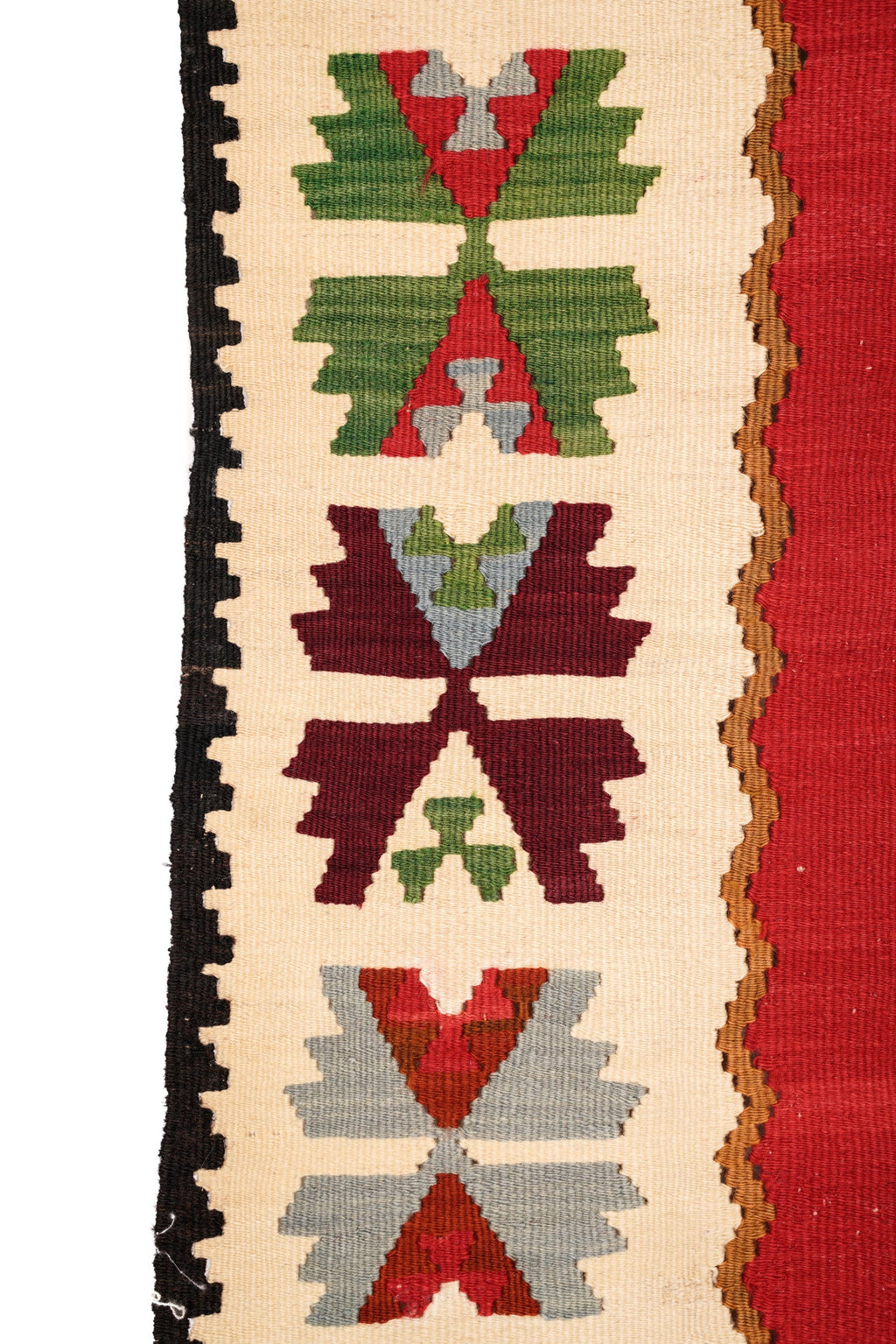 Vintage Sarkoy Kilim 6'4" x 3'3"