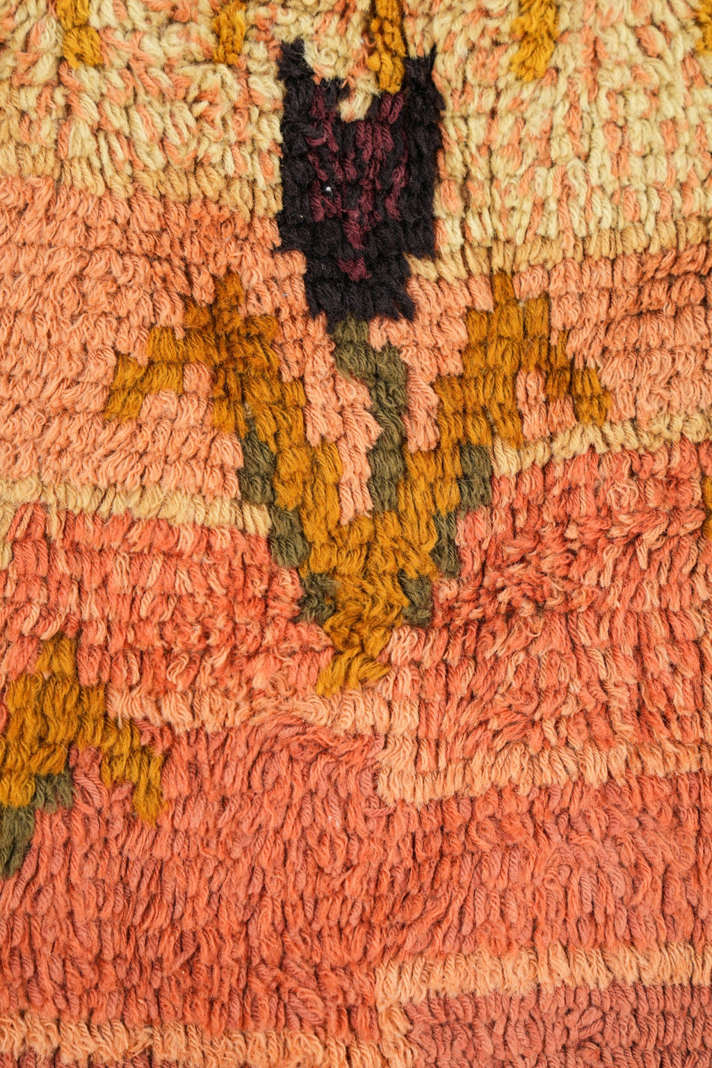 Vintage Scandinavian Rya Rug 4'9" x 2'5"