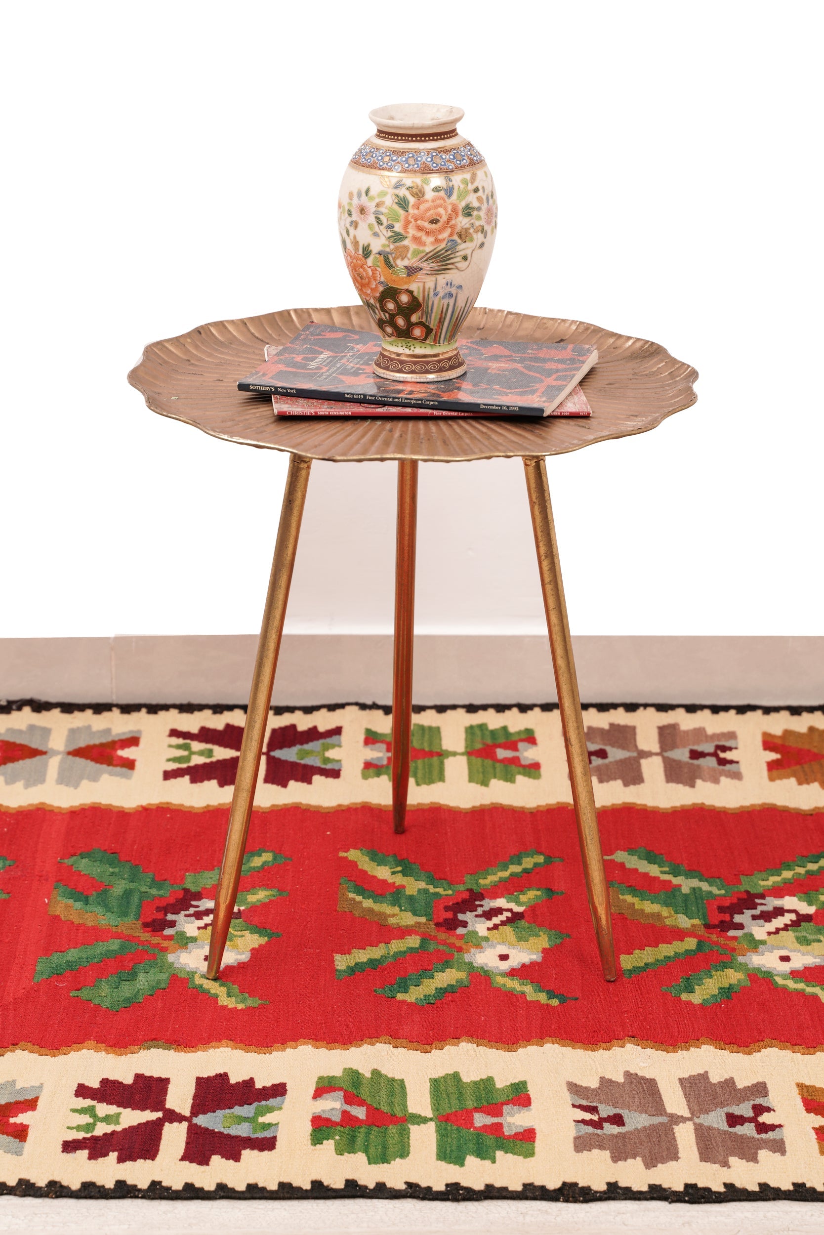 Vintage Sarkoy Kilim 6'4" x 3'3"