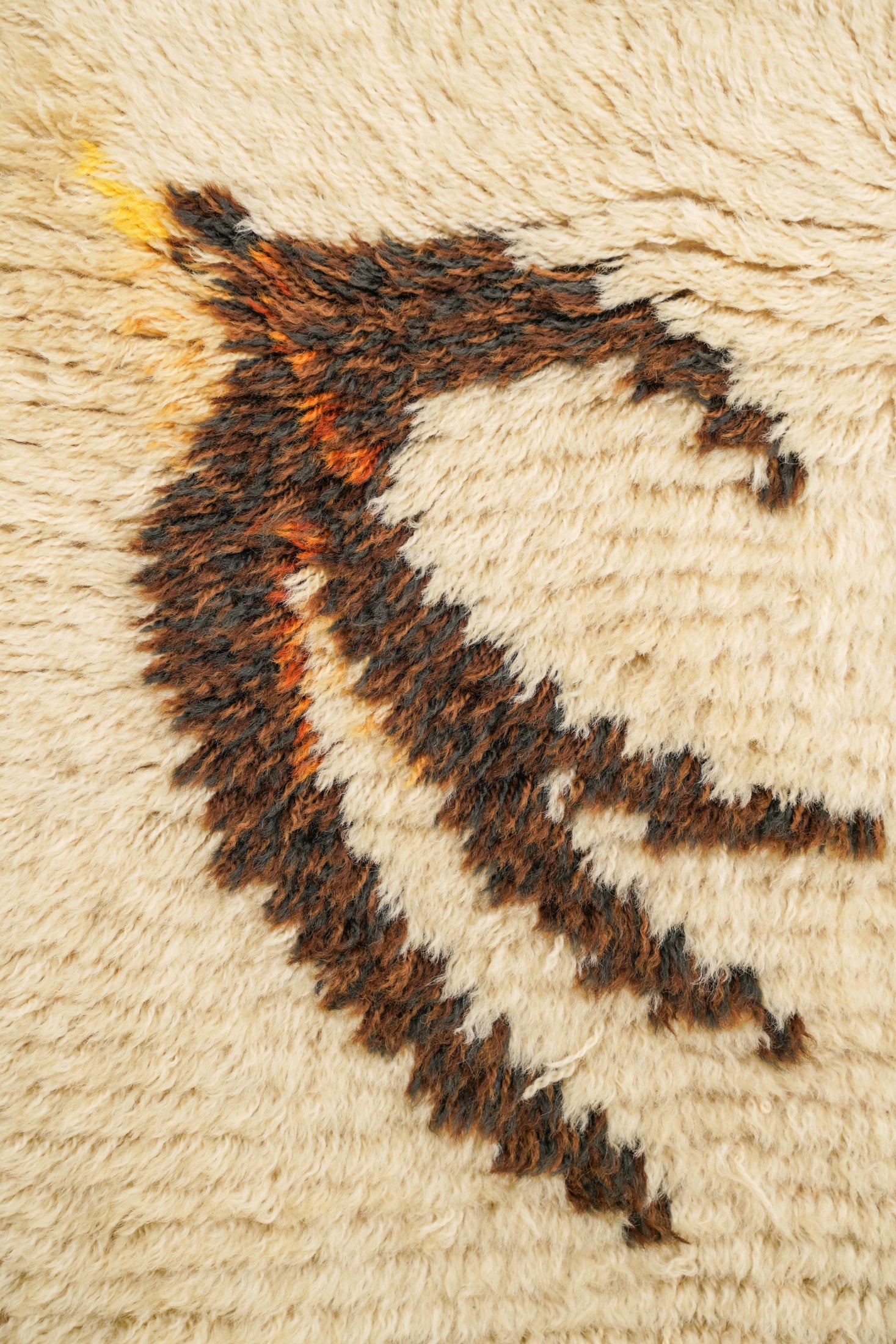 VINTAGE SACANDINAVIAN RYA RUG 4' x 2'