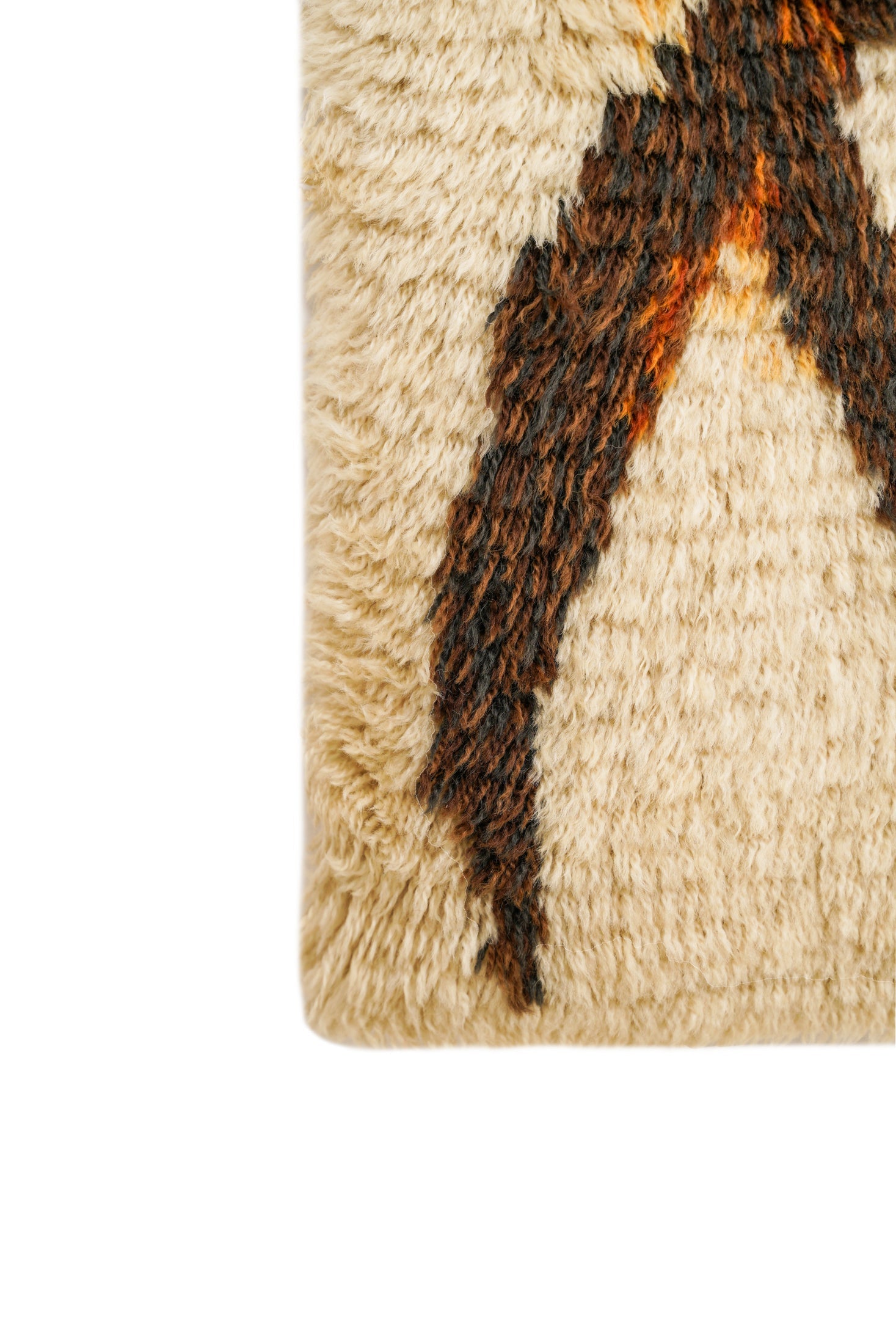 VINTAGE SACANDINAVIAN RYA RUG 4' x 2'