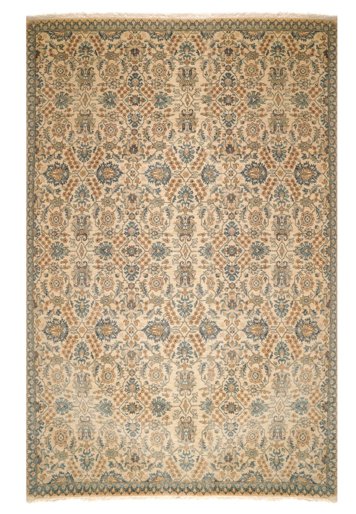 Modern Afghan Agra Rug 12' x 8'4"