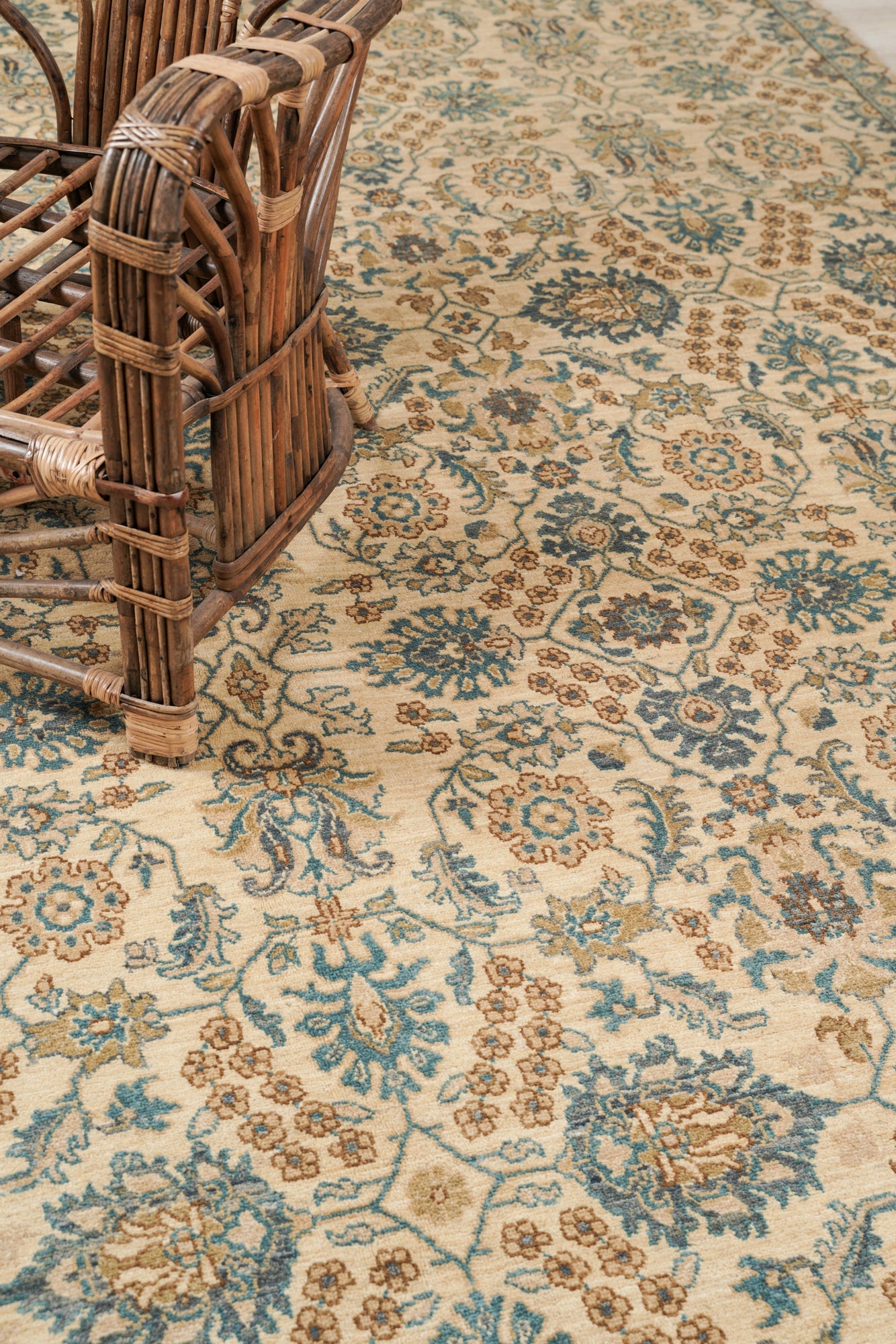 Modern Afghan Agra Rug 12' x 8'4"