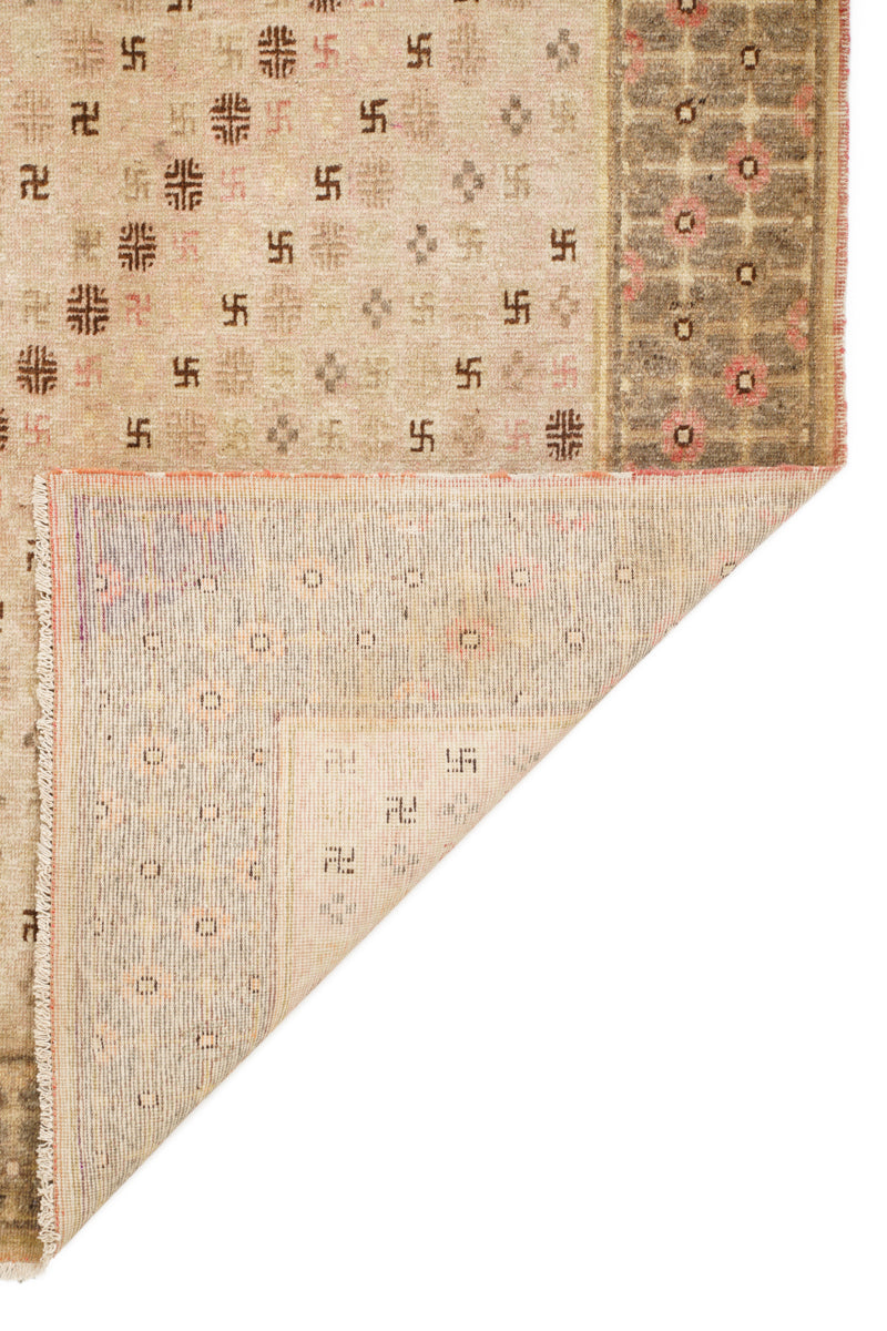 Antique Khotan Rug 7'8" x 4'