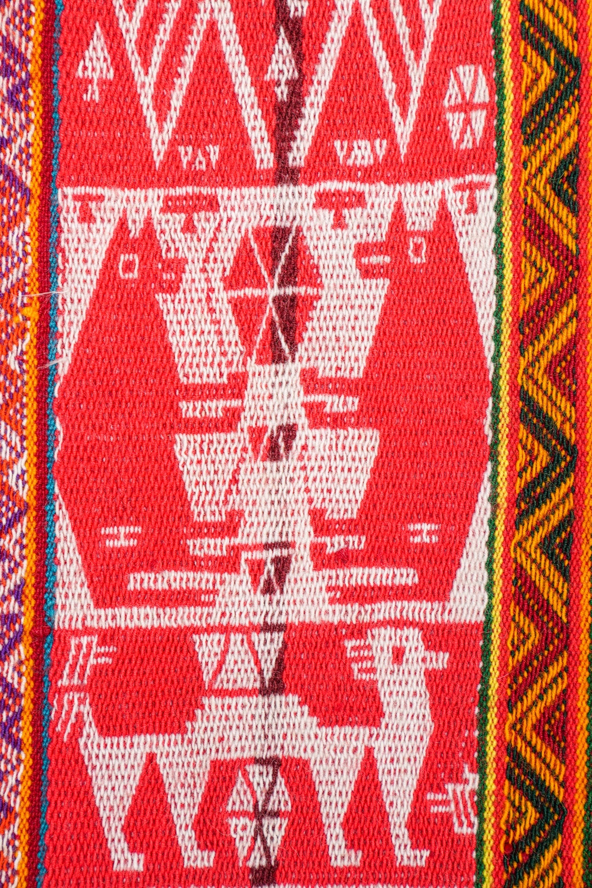 Vintage Aymara Bolivian Textile 3'8" x 3'6"