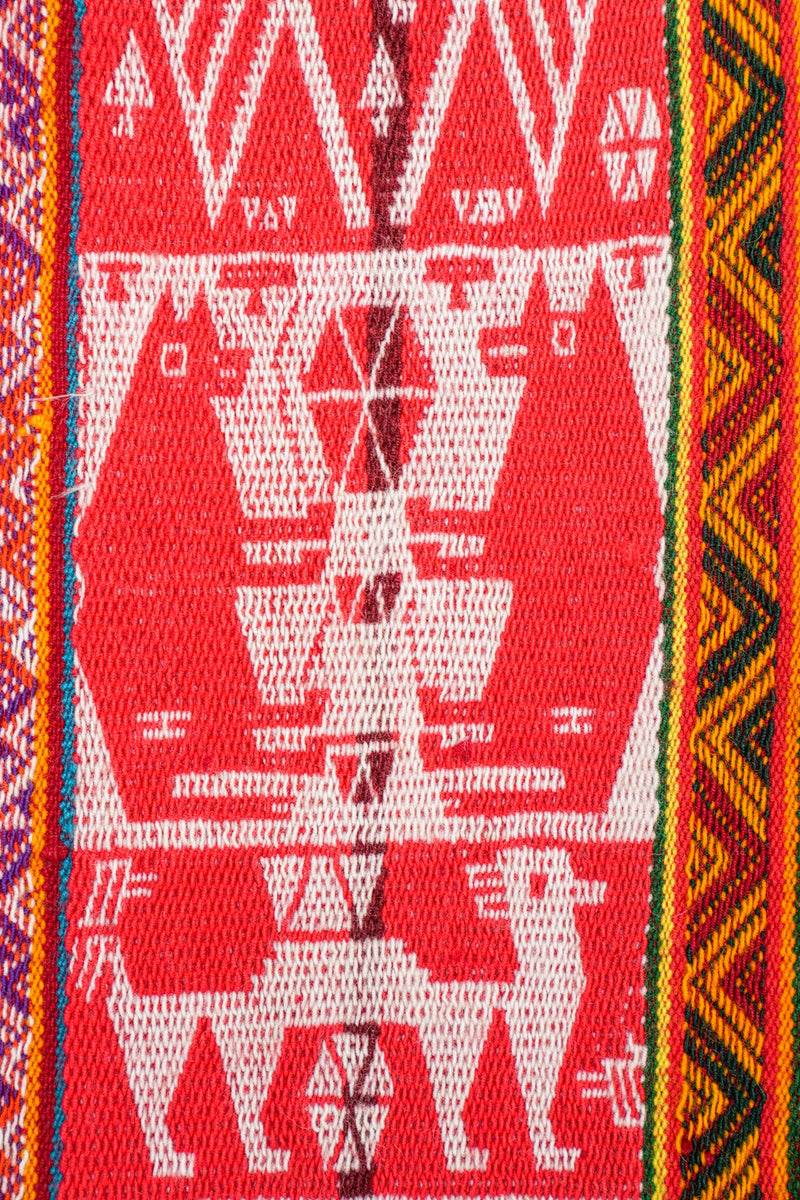 Vintage Aymara Bolivian Textile 3'8" x 3'6"