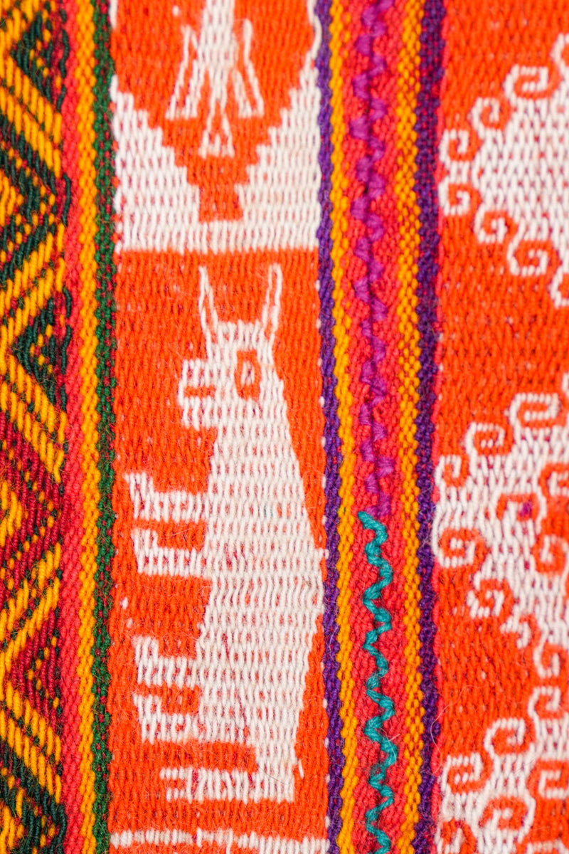 Vintage Aymara Bolivian Textile 3'8" x 3'6"