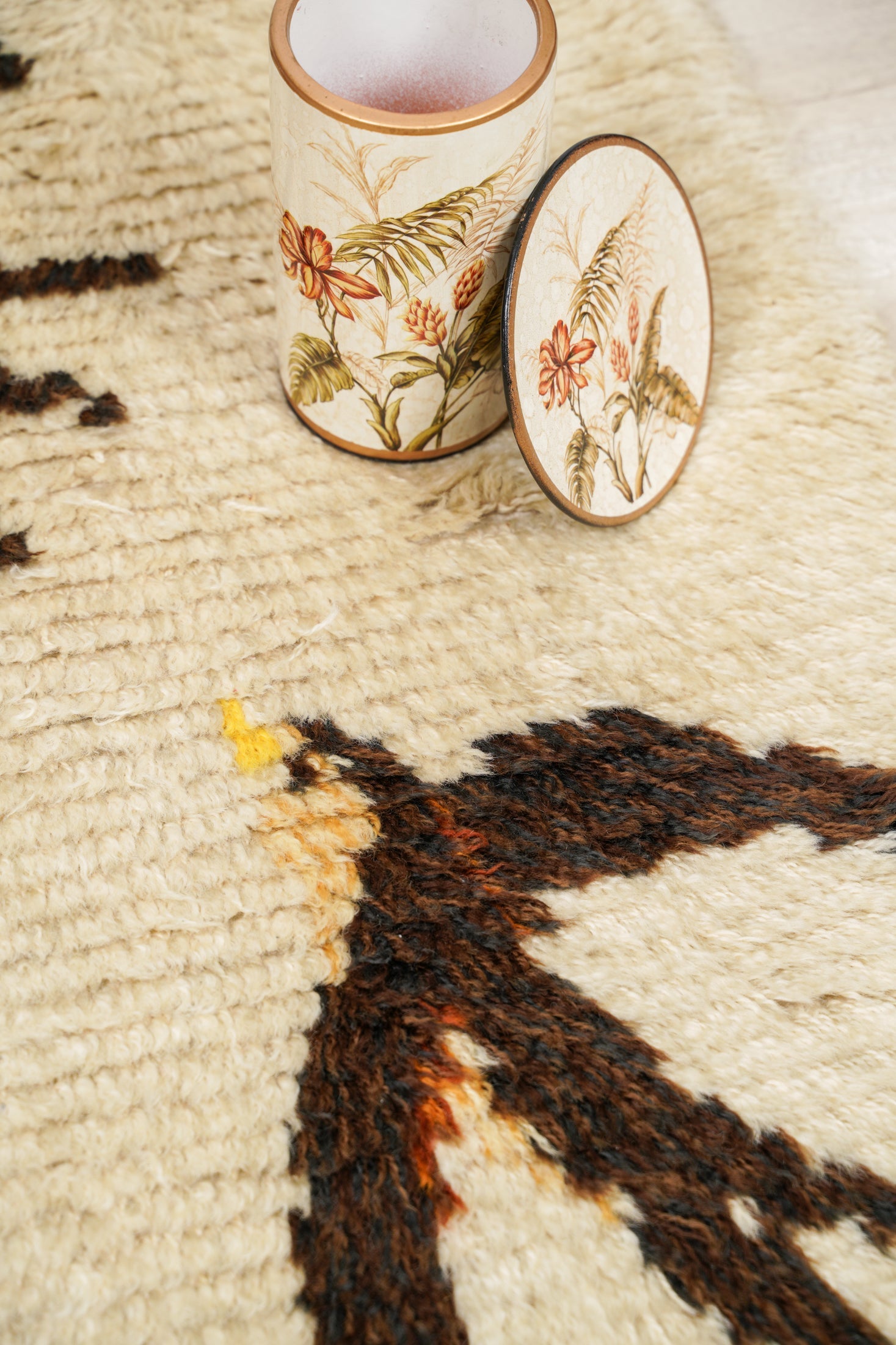 VINTAGE SACANDINAVIAN RYA RUG 4' x 2'