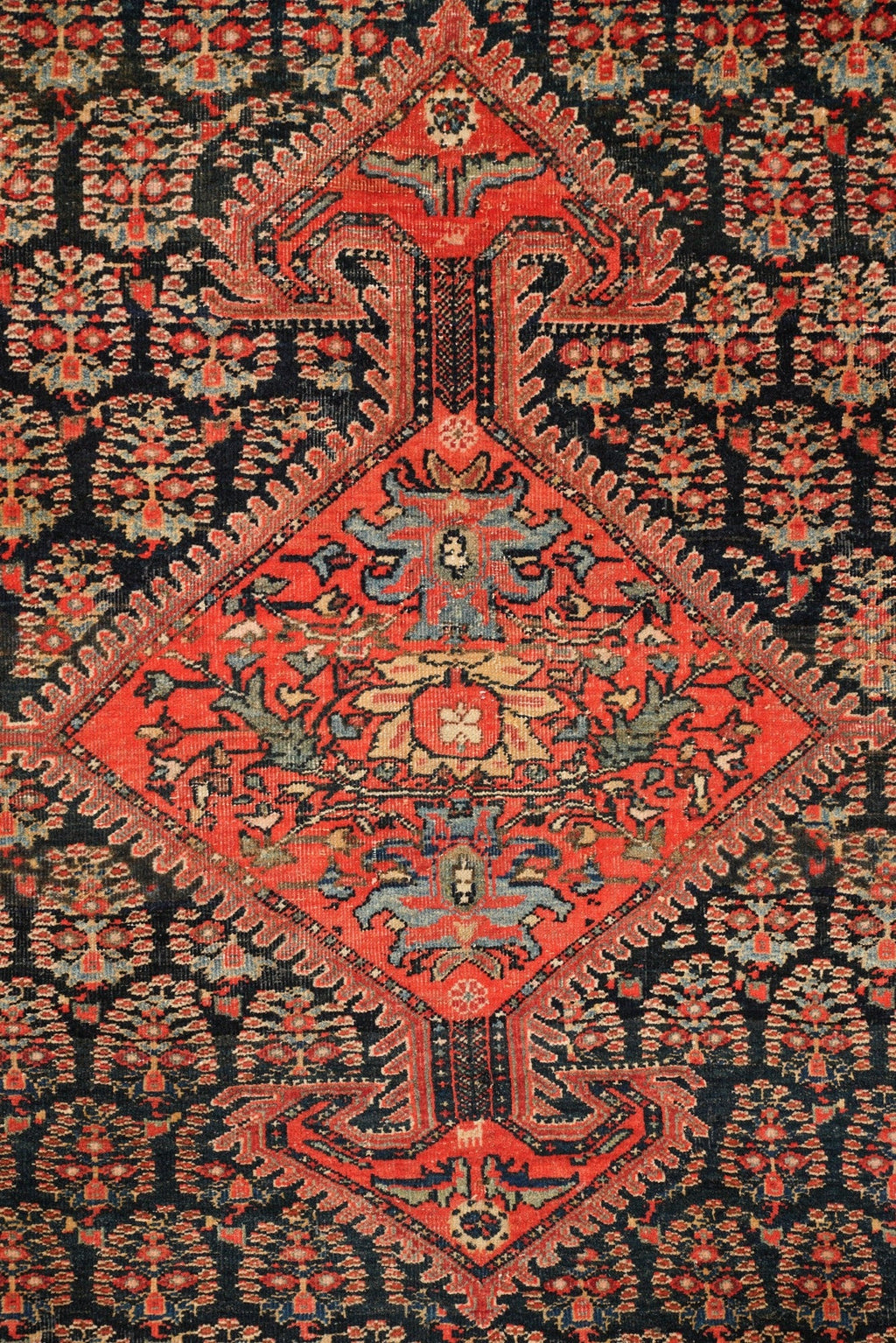 Antique Sarouk Farahan Rug 6'1" x 4'2"