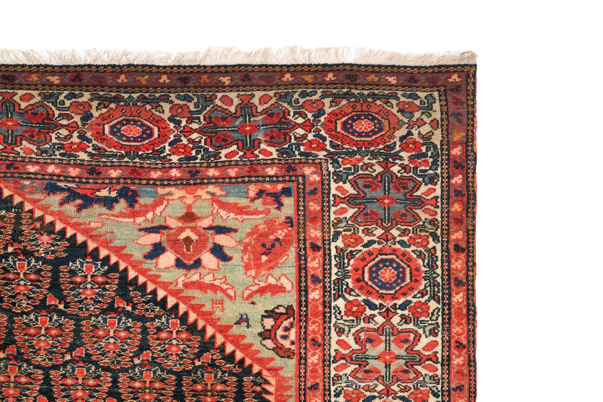 Antique Sarouk Farahan Rug 6'1" x 4'2"
