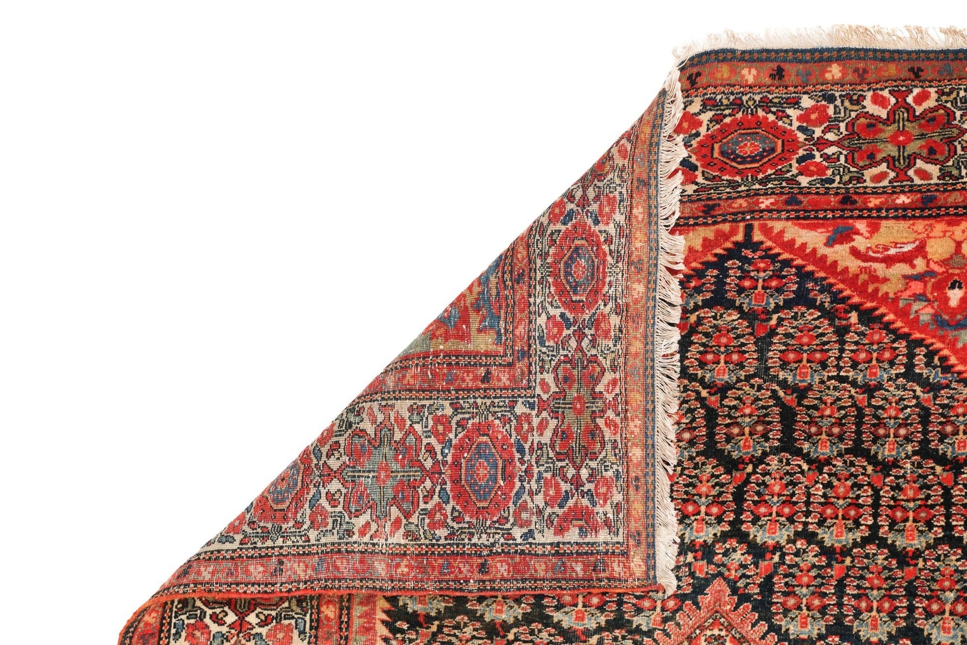 Antique Sarouk Farahan Rug 6'1" x 4'2"